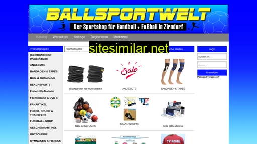 ballsportwelt.shop alternative sites