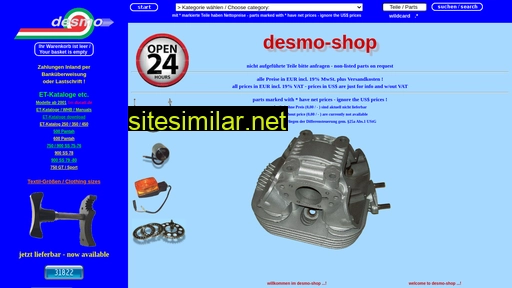 desmo.shop alternative sites
