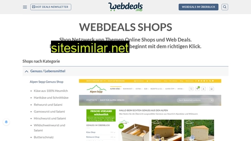 Webdeals similar sites