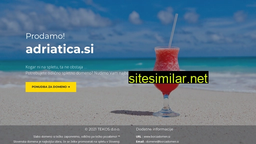 adriatica.si alternative sites