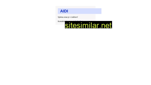 aidi.si alternative sites