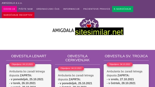 Amigdala similar sites
