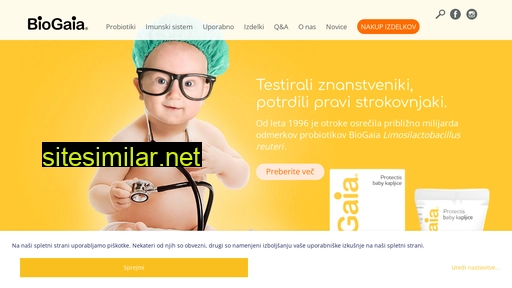 biogaia.si alternative sites