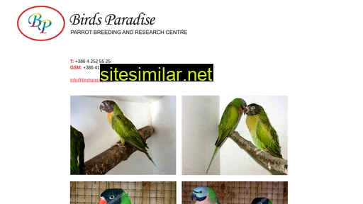 birdsparadise.si alternative sites
