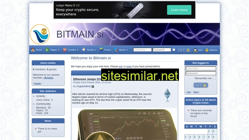 bitmain.si alternative sites