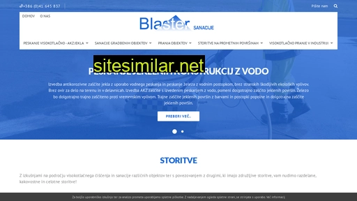 blaster-sanacije.si alternative sites