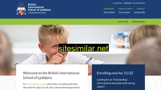 britishschool.si alternative sites
