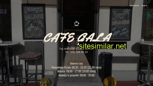 cafe-gala.si alternative sites