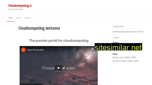 cloudcomputing.si alternative sites