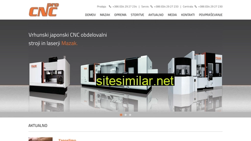 cnc-pro.si alternative sites
