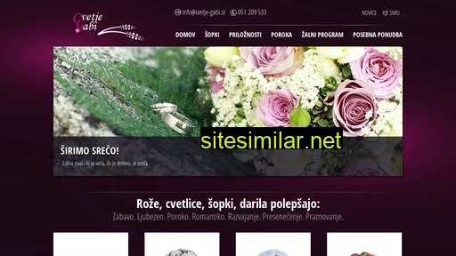 cvetje-gabi.si alternative sites