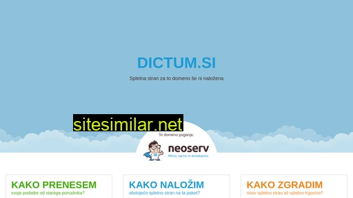 dictum.si alternative sites