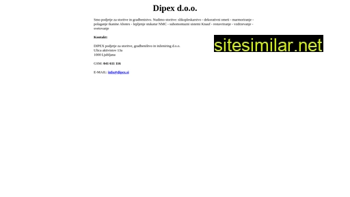 dipex.si alternative sites