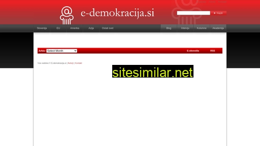 e-demokracija.si alternative sites