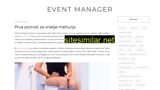 Eventmanager similar sites