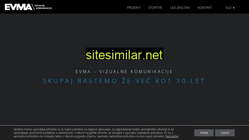 evma.si alternative sites