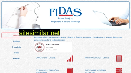 fidas.si alternative sites
