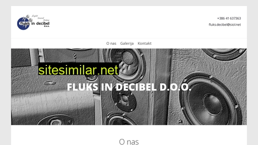 fluksindecibel.si alternative sites