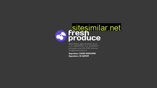 freshproduce.si alternative sites