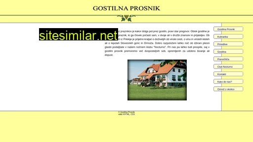 Gostilna-prosnik similar sites