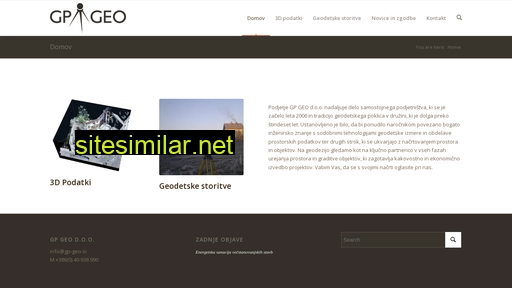 gp-geo.si alternative sites