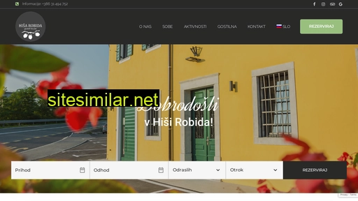 hisa-robida.si alternative sites