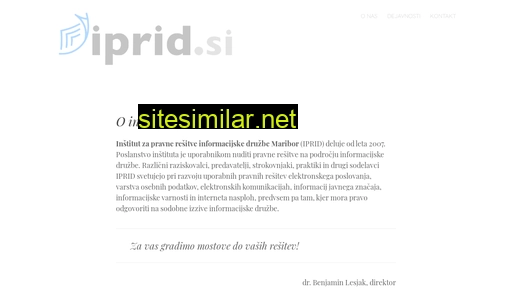 iprid.si alternative sites