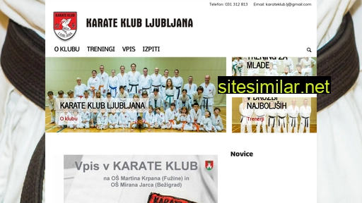 karateklub-ljubljana.si alternative sites