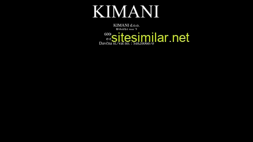 Kimani similar sites