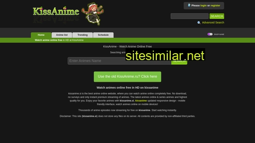kissanime.si alternative sites