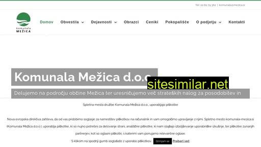 komunala-mezica.si alternative sites