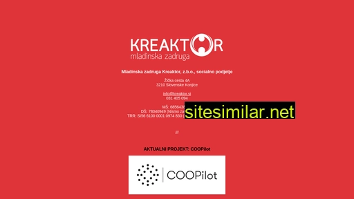 kreaktor.si alternative sites