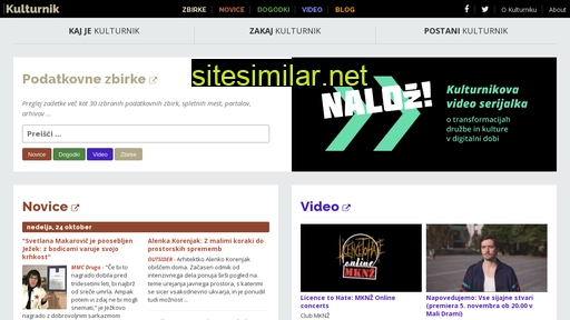 kulturnik.si alternative sites