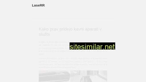 laserr.si alternative sites