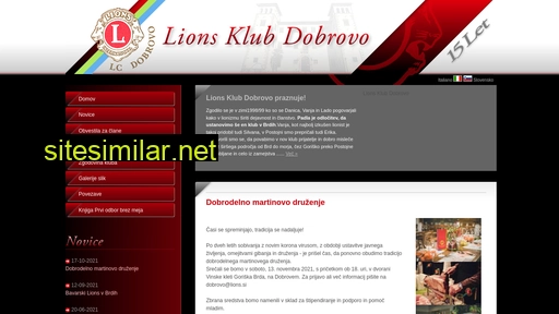 lions-dobrovo.si alternative sites