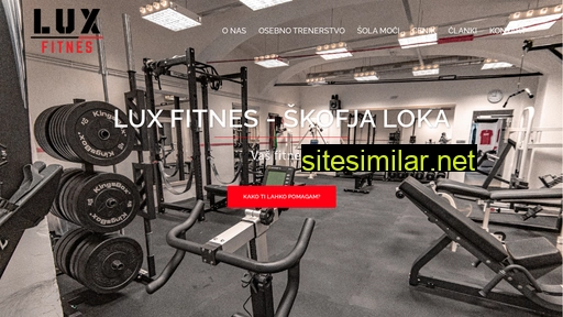 luxfitnes.si alternative sites
