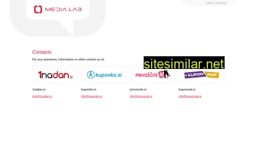 media-lab.si alternative sites