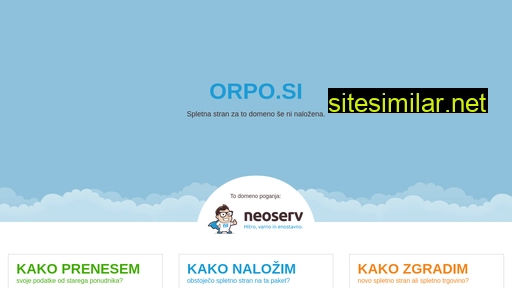 orpo.si alternative sites
