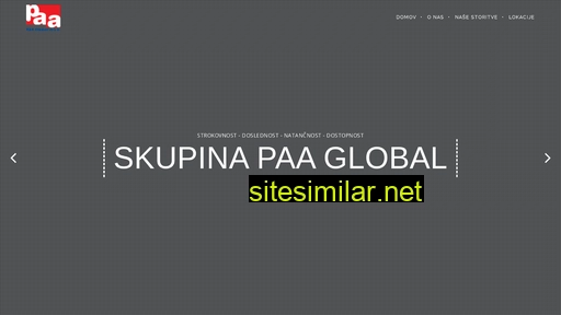 paa-global.si alternative sites