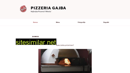 pizzeriagajba.si alternative sites