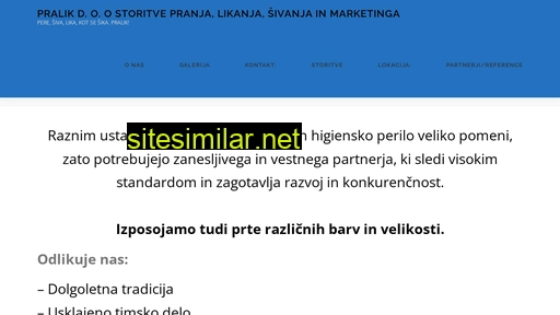 pralik.si alternative sites