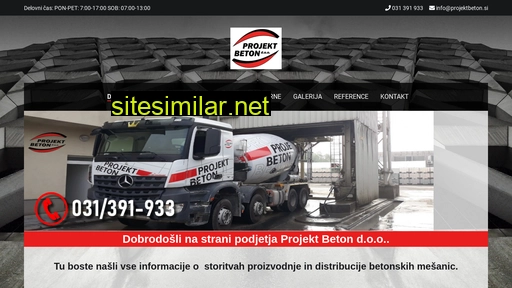 projektbeton.si alternative sites