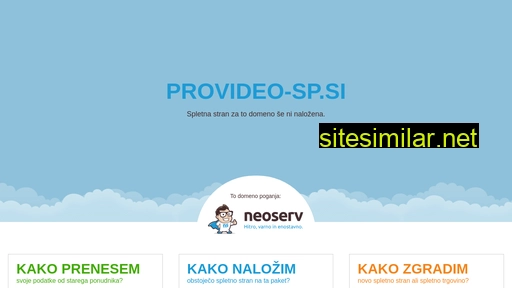 provideo-sp.si alternative sites