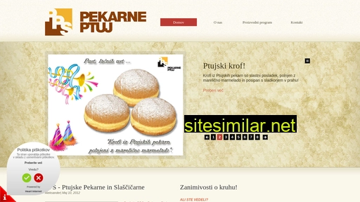 ptujske-pekarne.si alternative sites