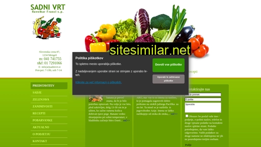 sadni-vrt.si alternative sites
