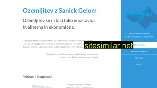 sanickgel.si alternative sites