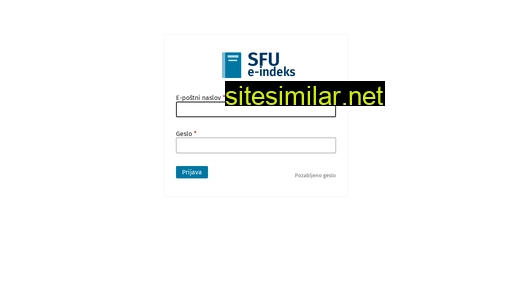 sfu-indeks.si alternative sites