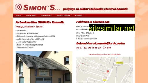 Simons similar sites