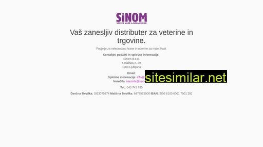 sinom.si alternative sites