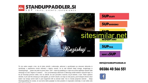 standuppaddler.si alternative sites